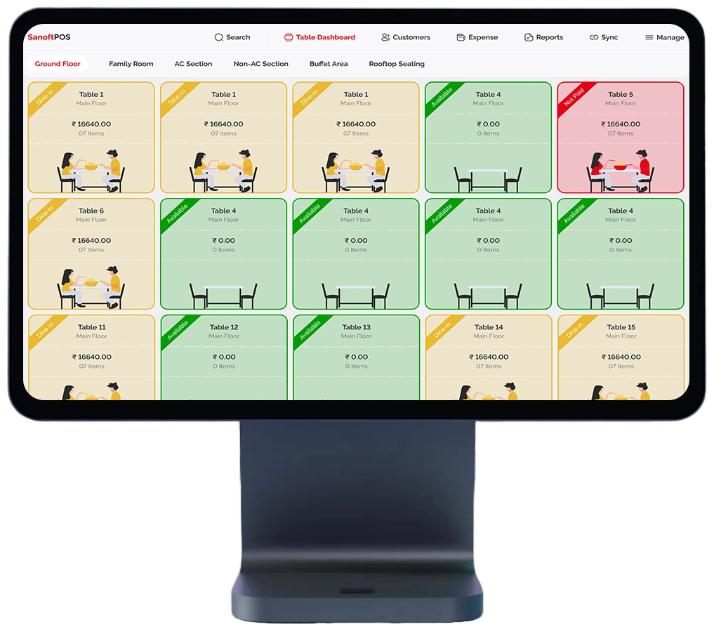 Quick service POS system